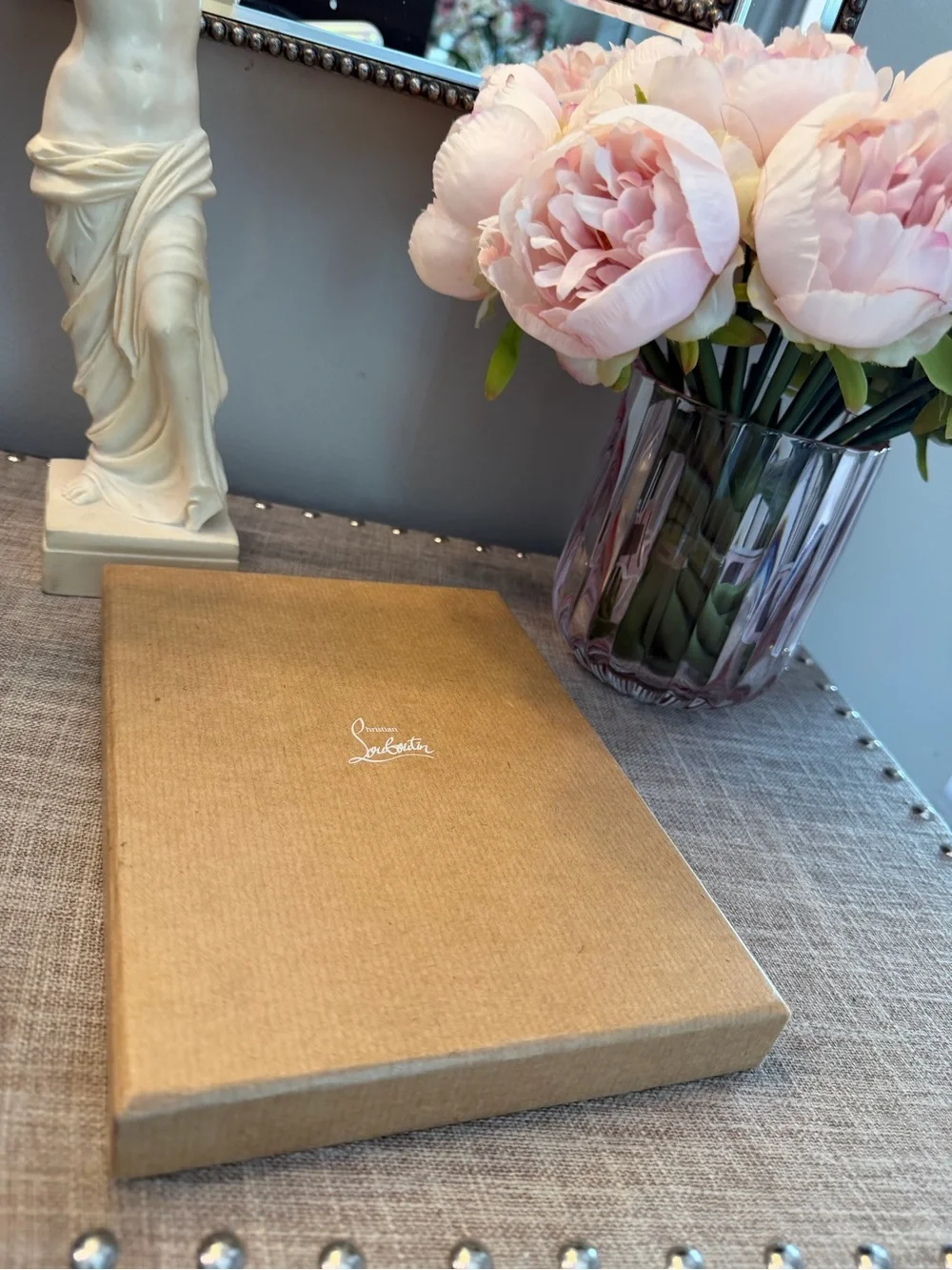 Christian Louboutin NIB Leopard Print Notebook with Multicolor Logo